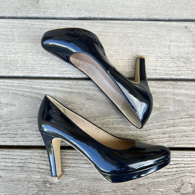 Escarpin S. Oliver bleu marine 