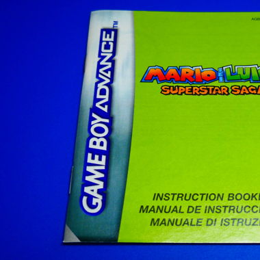 Notice Mario & Luigi Superstar Saga - GBA / R11520