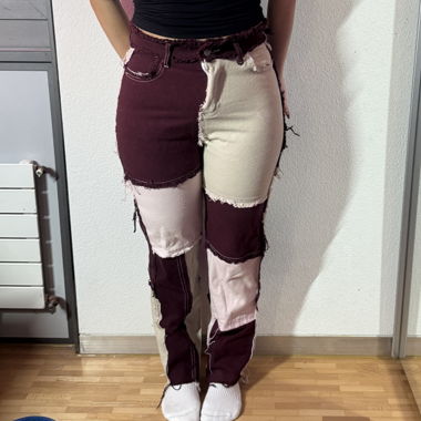 Gepatchte Jeans