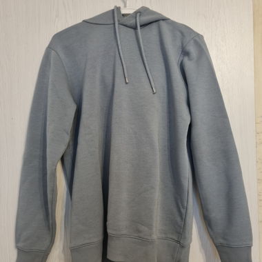Felpa con cappuccio blu chiaro