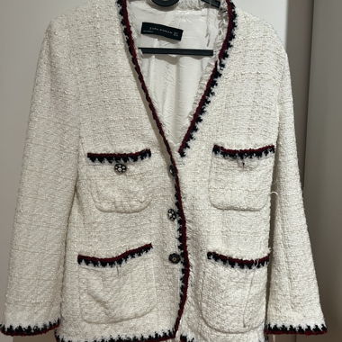 Zara tweed blazer S