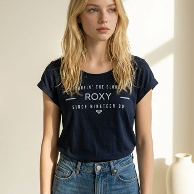T-shirt Roxy blu navy