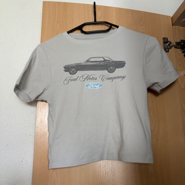 Ford T-Shirt in Grau, Gr. S