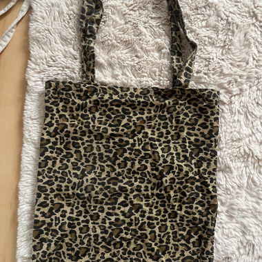 Tote bag stampa leopardata