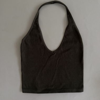 Ribbed Halter Top