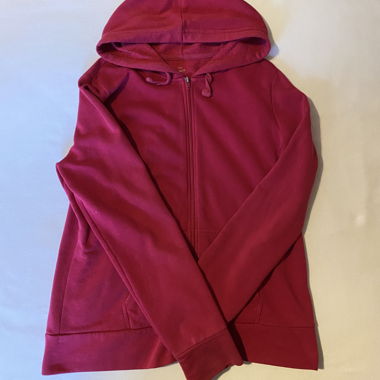 Giacca con zip rosa M