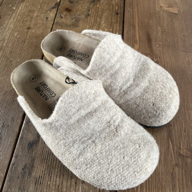 Chaussons en feutre, taille 40
