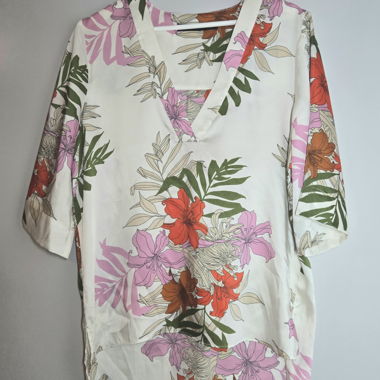 ZARA BASIC Tunika mit Blumenmuster