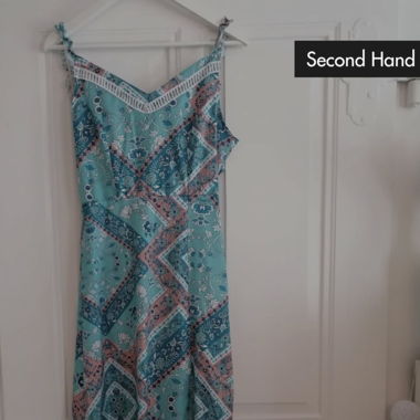 Rückenfreies Sommerkleid