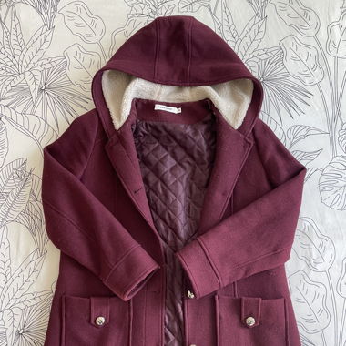Manteau Naf Naf Burgundy