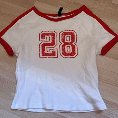 White Shirt with Red 28