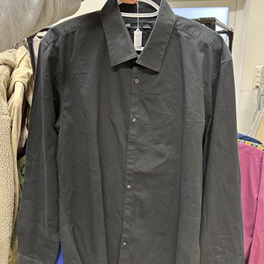 Chemise noire stretch