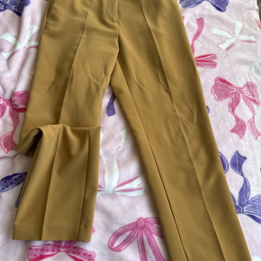 Elegant Trousers from Ejke, Brown, Size 34