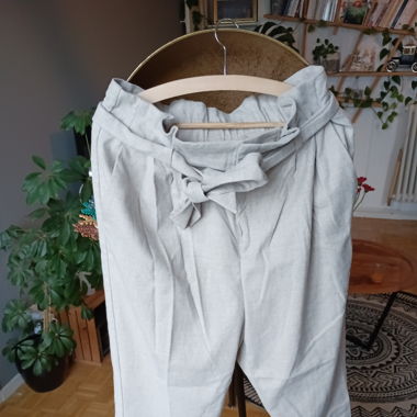 Pantalon chinos large