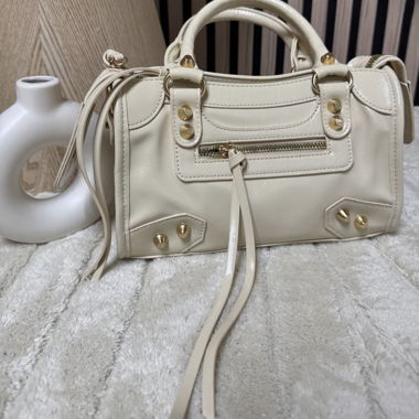 Beige Handbag