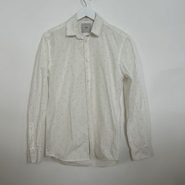 Camicia bianca con fantasia Minimum