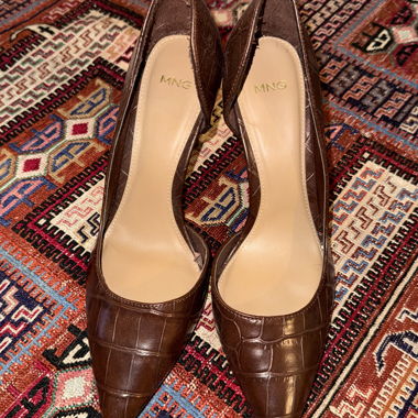 Talons marron Mango taille 37