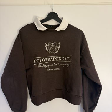 Brauner Polo Sweatshirt