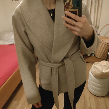 Manteau brun-gris taille S
