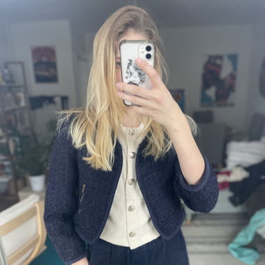 Blazer with Chanel Look
