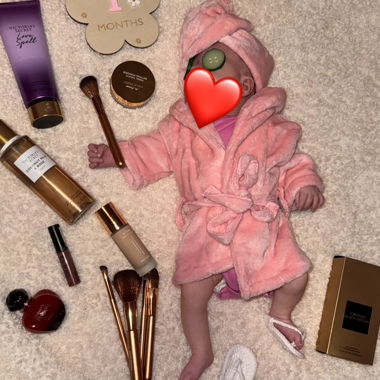 Baby foto mantel