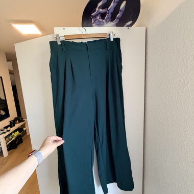 Pantalon culotte ample