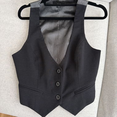 Gilet noir tailleur