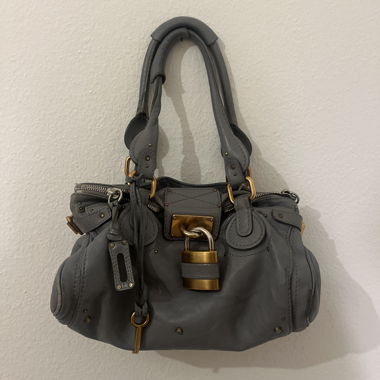 chloé Paddington bag grey