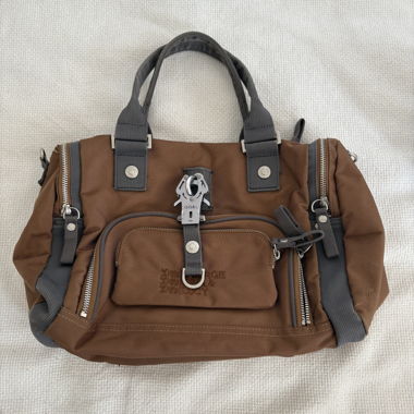 brown & grey feorge gina & lucy bag