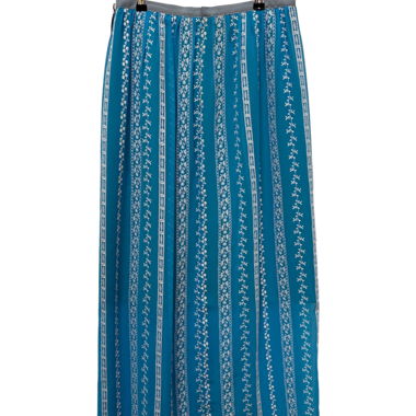Jupe longue bleue