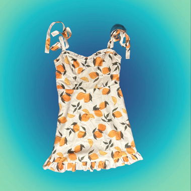 Beautiful lemony short dress