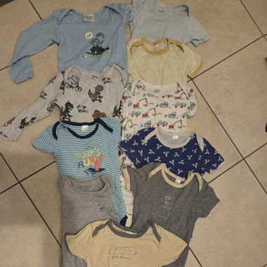Set of 10 bodysuits, 86/92 cm