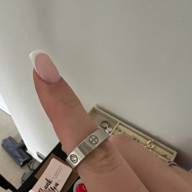 LOVE RING GR. 7 mit Zirkonia 3stk