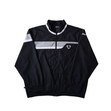 Vintage Nike Black Trackjacket (XL)