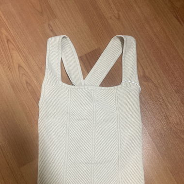 Beiges Ripp-Top XS