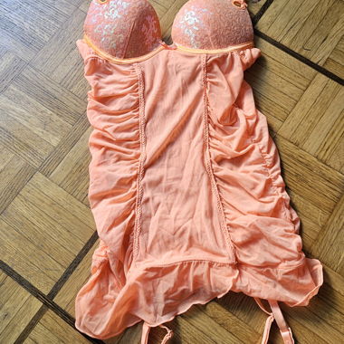 Nuisette/intimo arancione corallo