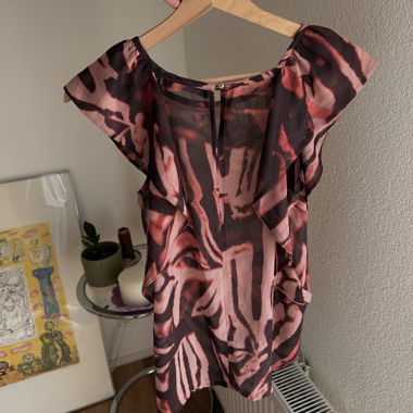 Guess Marciano Chiffon-Bluse mit Print