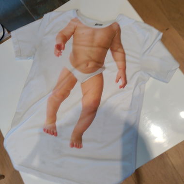 Weisses Morpher Baby T-Shirt