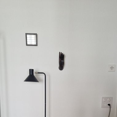 Verstellbare Stehlampe Metall schwarz