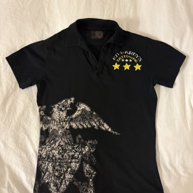 Black Ed Hardy Polo