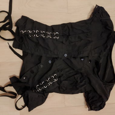 Victorian goth blouse