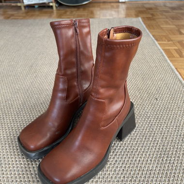 Platform Boots with Heel