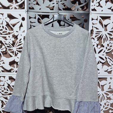 Pullover mit Trompetenärmel
