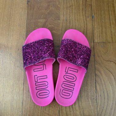 Adidas Adilette glitter