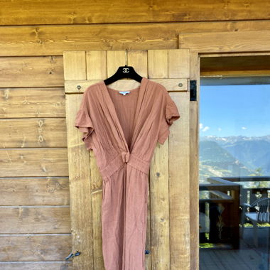 Suncoo Terracotta Jumpsuit