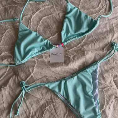 Set Bikini Aqua a Triangolo