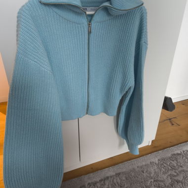 Cardigan con cerniera
