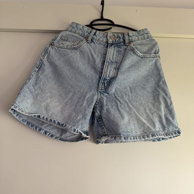 High-Waist Denim Shorts