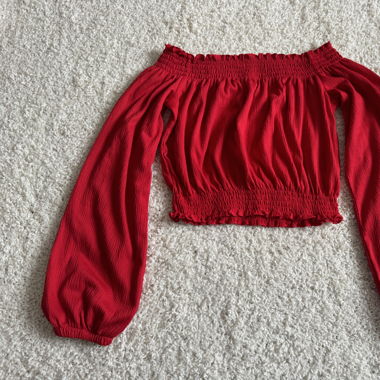 Bauchfreies Off Shoulder Top