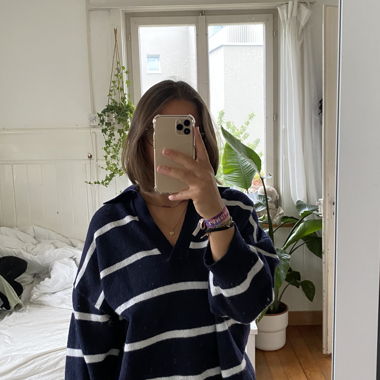 sweater with stripes